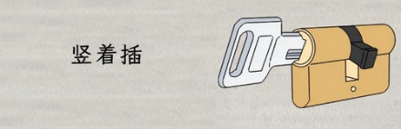 为什么在门内竖着插上钥匙门外谁来了也打不开?
