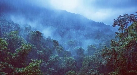 为什么山上会有流不完的水?山顶一直在下雨?